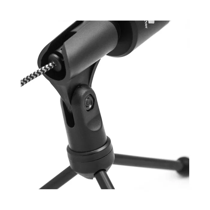 Woxter Mic Studio 50 Micrófono de estudio Negro con Trípode Woxter Mic Studio 50 Micrófono de estudio Negro con Trípode