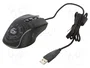 GEMBIRD MUSG-RGB-01 Ratón Gaming Negro