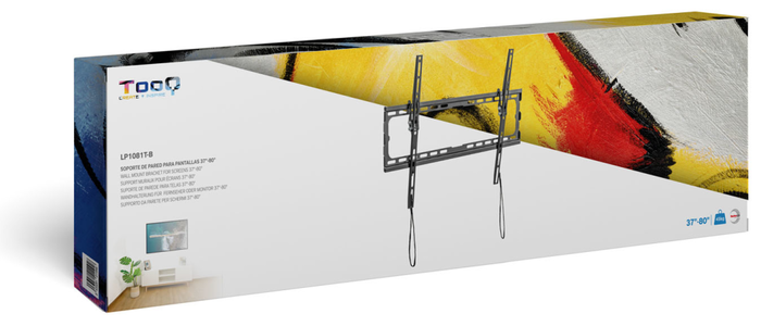 Tooq Soporte de Pared Inclinable LP1081T-B para TV de 37'' a 80''