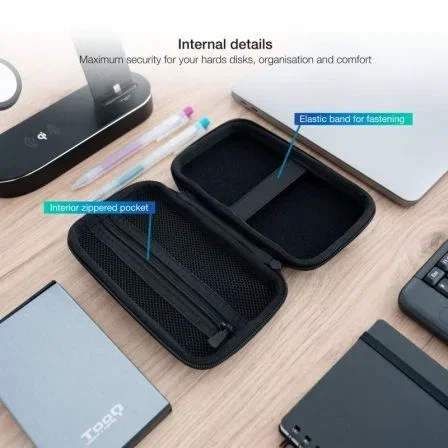 Tooq Funda para Disco Duro Externo de 2.5" TQBC-E2503B Negro 160x110x45 mm Tooq Funda para Disco Duro Externo de 2.5" TQBC-E2503B Negro 160x110x45 mm