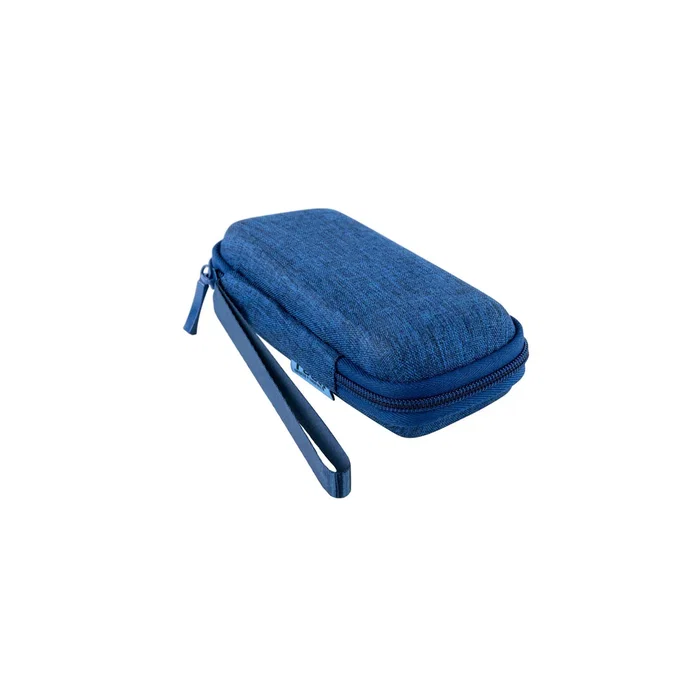 Tooq TQBC-M201PB Funda Protectora para Disco Duro Externo o SSD M.2, Marina Azul Pacífico, con Compartimento para Cables, Resistentes a Golpes