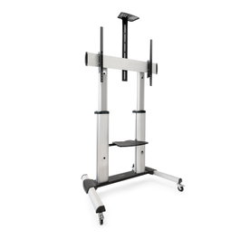 TOOQ Soporte suelo ruedas aluminio "PARTENON" 60-100"