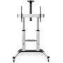 TooQ Soporte de Suelo FS20300M-B para TV de 60 a 100 Pulgadas, Inclinable y Ajustable, Hasta 100kg