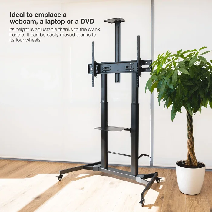 Tooq Soporte de Suelo ZEUS FS20400HM-B para TV de 60-100 pulgadas Tooq Soporte de Suelo ZEUS FS20400HM-B para TV de 60-100 pulgadas