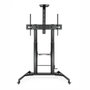 Tooq ZEUS Soporte de Suelo con Ruedas para TV 60-100 pulgadas Negro