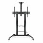 Tooq ZEUS Soporte de Suelo con Ruedas para TV 60-100 pulgadas Negro