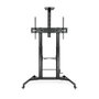 Tooq ZEUS Soporte de Suelo con Ruedas para TV 60-100 pulgadas Negro