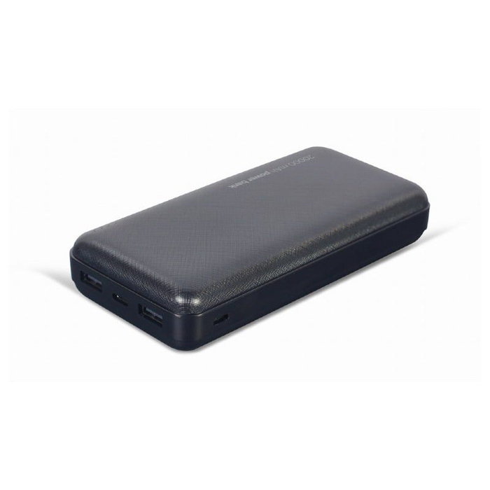 GEMBIRD Power Bank 20000 mAh, Bateria Externa Portatil de Gran Capacidad