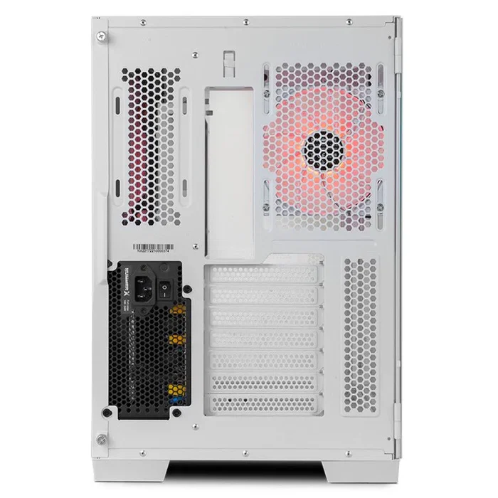 Nox Hummer Astra Caja PC Midi Tower Gaming - Cristal Templado Frontal y Lateral, Blanco, Compatible ATX, 4 Ventiladores ARGB, USB 3.0 y Tipo-C, Espacio para Gráficas de 420mm