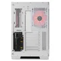 Nox Hummer Astra Caja PC Midi Tower Gaming - Cristal Templado Frontal y Lateral, Blanco, Compatible ATX, 4 Ventiladores ARGB, USB 3.0 y Tipo-C, Espacio para Gráficas de 420mm