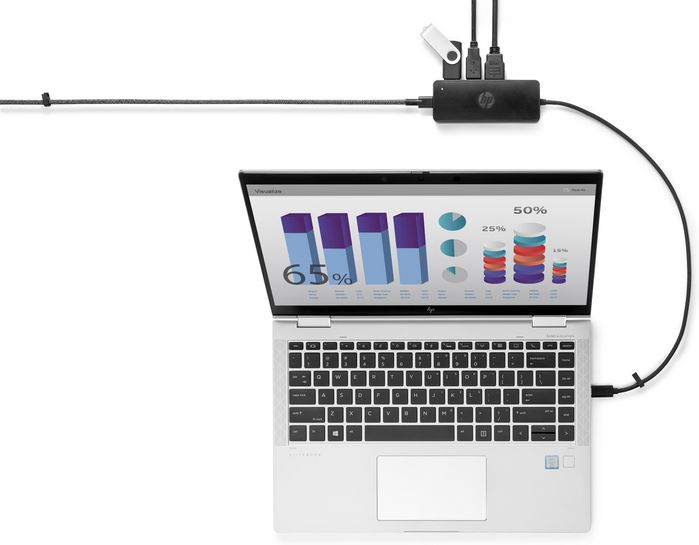 HP USB-C Travel Hub G2 Hub para portátil con dos puertos USB y HDMI/VGA HP USB-C Travel Hub G2 Hub para portátil con dos puertos USB y HDMI/VGA