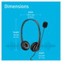 HP Auriculares G2 Stereo USB-A Negro