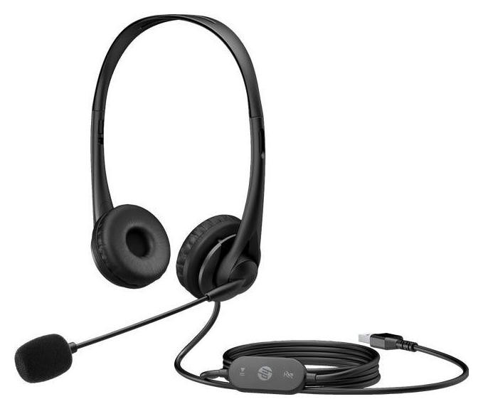HP Auriculares G2 Stereo USB-A Negro