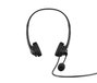 HP Stereo USB Headset G2, Auriculares con micrófono flexible cancelación ruido USB-A, almohadillas piel PU para jornada completa, compatible Chromebook
