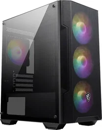 MSI MAG Forge M100A Mini Torre Negra Sin Fuente de Alimentación USB 3.0 3.1