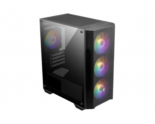 MSI MAG FORGE M100A Micro Torre Negro, Transparente MSI MAG FORGE M100A Micro Torre Negro, Transparente