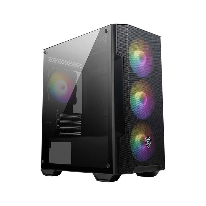 MSI MAG FORGE M100A Micro Torre Negro, Transparente MSI MAG FORGE M100A Micro Torre Negro, Transparente