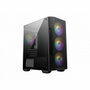 MSI MAG FORGE M100A Micro Torre Negro, Transparente