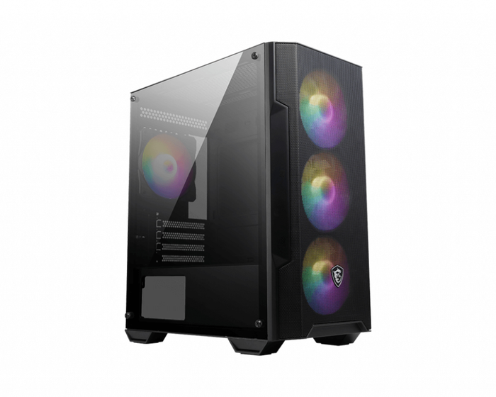 MSI MAG Forge M100A Micro Torre Negro, Transparente, PC Juego
