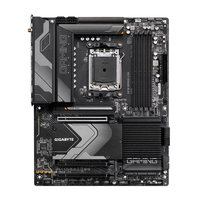 GIGABYTE X670 GAMING X AX Placa base AMD Ryzen 9000 Series, DDR5, Wi-Fi 6E, 2.5GbE LAN, ATX