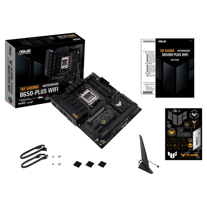 ASUS TUF Gaming B650-PLUS WiFi Placa Base ATX AMD B650 Socket AM5 DDR5 con Wifi 6 y Bluetooth 5.2