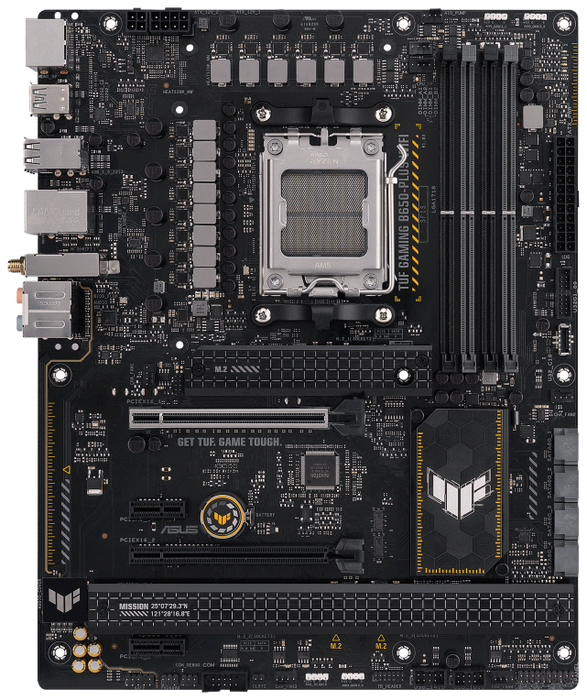 ASUS TUF GAMING B650-PLUS WIFI AM5 DDR5 ATX Negra ASUS TUF GAMING B650-PLUS WIFI AM5 DDR5 ATX Negra
