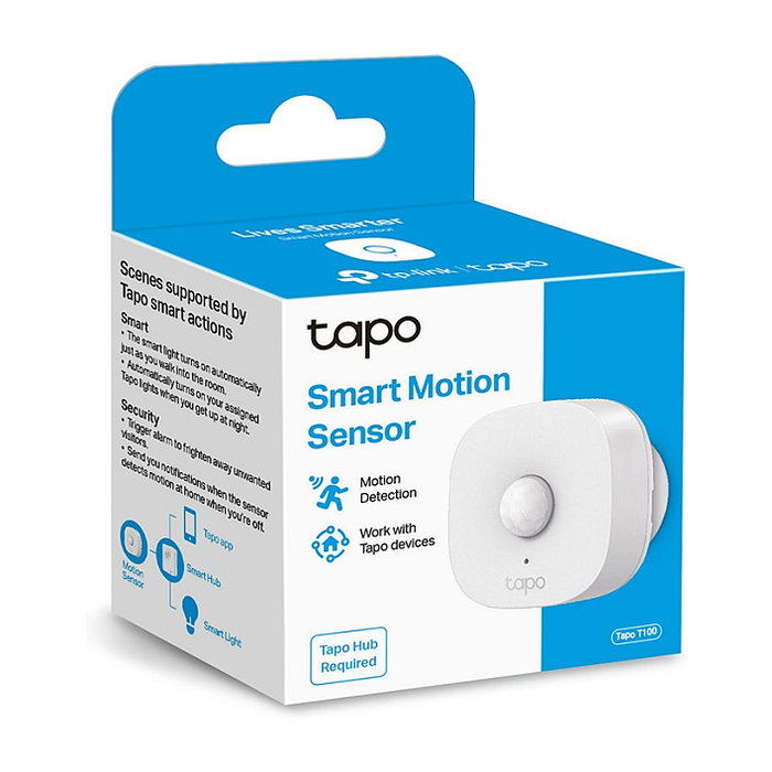 TP-Link Tapo T100 Sensor de movimiento inteligente Blanco TP-Link Tapo T100 Sensor de movimiento inteligente Blanco