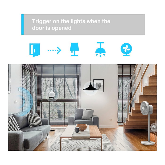 TP-Link Tapo T100 Sensor de movimiento inteligente Blanco TP-Link Tapo T100 Sensor de movimiento inteligente Blanco