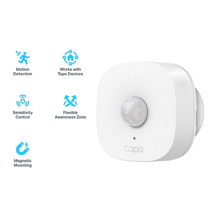 TP-Link Tapo T100 Sensor de movimiento inteligente Blanco TP-Link Tapo T100 Sensor de movimiento inteligente Blanco
