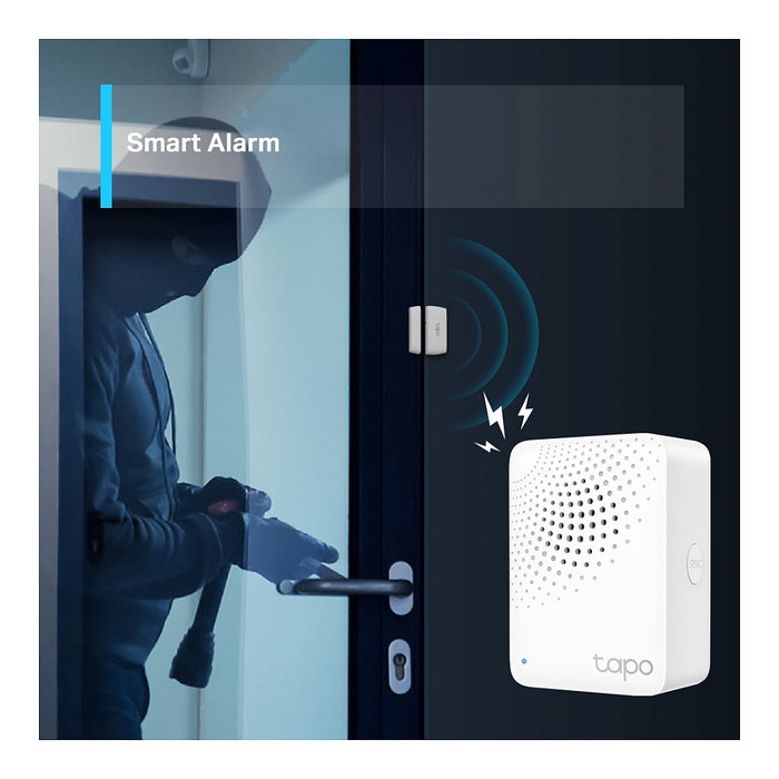 TP-Link Tapo H100 Hub inteligente con alarma Blanco