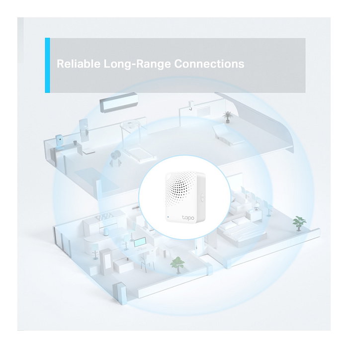 TP-Link Tapo H100 Hub inteligente con alarma Blanco