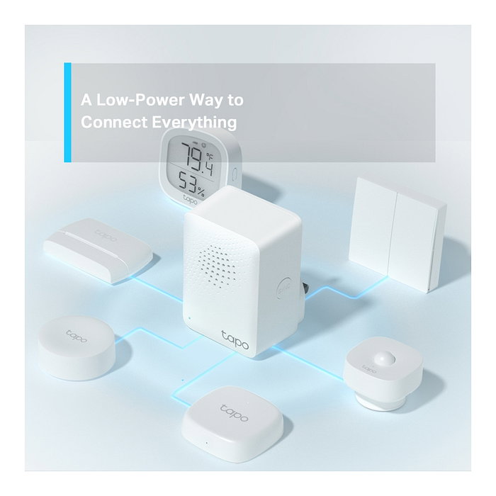 TP-Link Tapo H100 Hub inteligente con alarma Blanco