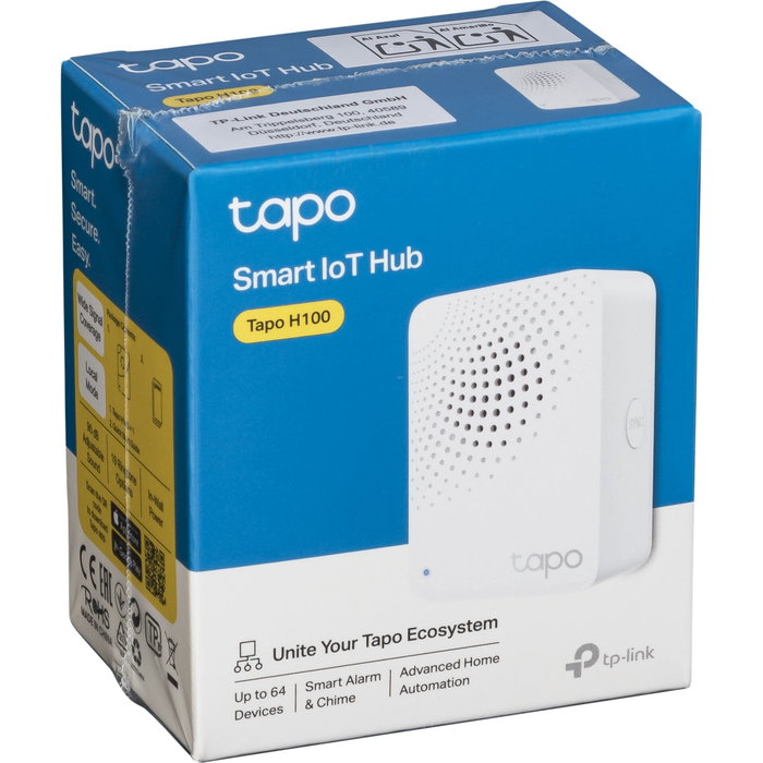 TP-Link Tapo H100 Hub inteligente con alarma TP-Link Tapo H100 Hub inteligente con alarma