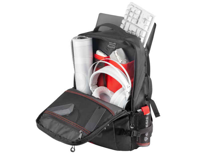 GENESIS Pallad 410 Mochila de senderismo Urbana Negro Poliéster para portátil de hasta 15.6" resistente al agua