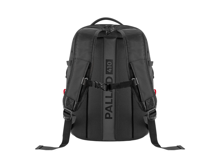 GENESIS Pallad 410 Mochila de senderismo Urbana Negro Poliéster para portátil de hasta 15.6" resistente al agua