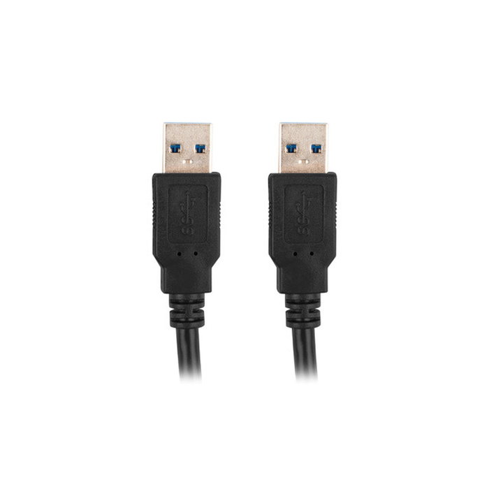 Lanberg CA-USBA-30CU-0018-BK Cable USB-A a USB-A 3.2 Gen 1 1,8m Negro Lanberg CA-USBA-30CU-0018-BK Cable USB-A a USB-A 3.2 Gen 1 1,8m Negro