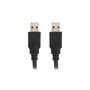 Lanberg CA-USBA-30CU-0018-BK Cable USB-A a USB-A 3.2 Gen 1 1,8m Negro