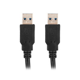 Lanberg Cable USB 3.2 Gen 1 Macho-Macho 0.5m CA-USBA-30CU-0005-BK Negro 5000 Mbit/s