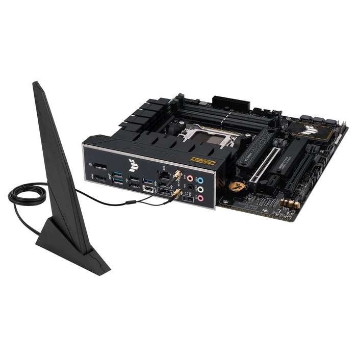 ASUS Placa Base TUF GAMING B650M-PLUS WiFi AMD AM5 micro-ATX, DDR5, PCIe 4.0, 2.5Gb Ethernet, Wi-Fi 6, Bluetooth 5.2, SATA 6Gb/s, M.2