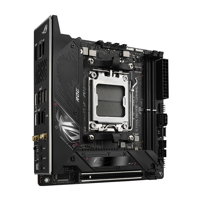 ASUS ROG STRIX B650E-I GAMING WiFi placa base mini-ITX AM5 para AMD Ryzen con WiFi 6E, Bluetooth 5.2, DDR5, PCIe 5.0, 2.5Gb LAN, SATA y M.2