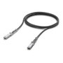 Ubiquiti UACC-DAC-SFP28-3M Cable de fibra óptica e InfiniBand Negro