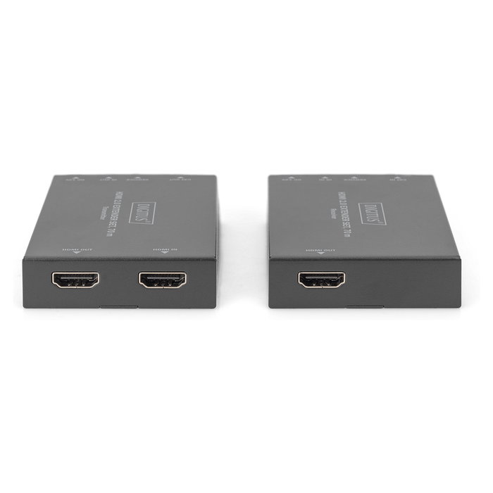 Digitus Extensor HDMI 4K/60Hz 70m Inalámbrico Transmisor y Receptor AV Negro HDCP 2.2 Versión HDMI 2.0