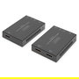 Digitus Extensor HDMI 4K/60Hz 70m Inalámbrico Transmisor y Receptor AV Negro HDCP 2.2 Versión HDMI 2.0