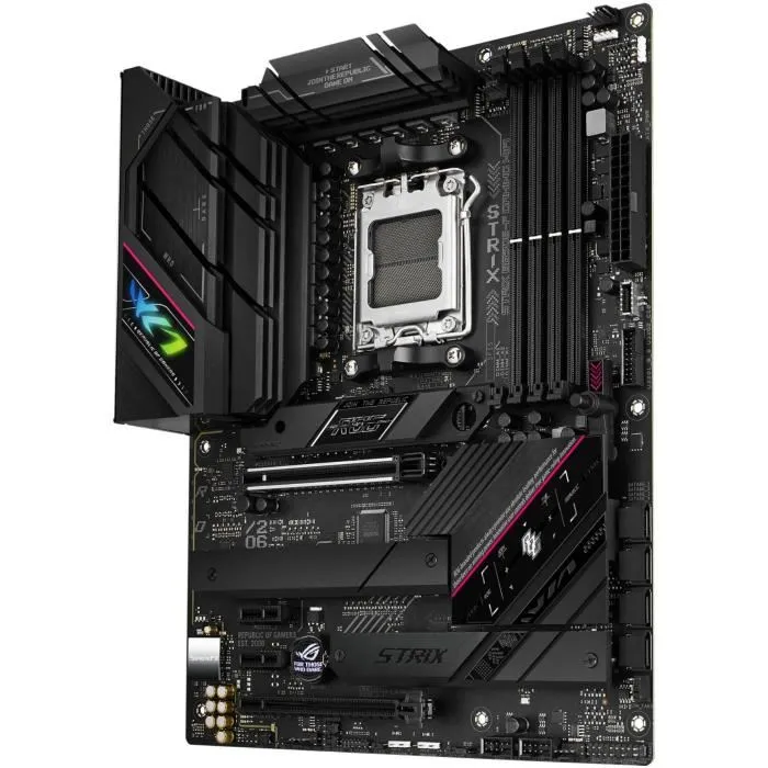 ASUS ROG STRIX B650E-F GAMING WiFi Placa Base AMD B650 DDR5-SDRAM Ranura AM5 ASUS ROG STRIX B650E-F GAMING WiFi Placa Base AMD B650 DDR5-SDRAM Ranura AM5