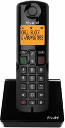 ALCATEL S280 EWE Teléfono DECT Negro