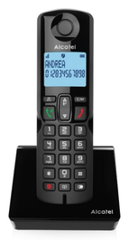 Alcatel S280 DUO Teléfono DECT Identificador de Llamadas Negro