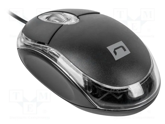 Natec Vireo 2 Ratón Óptico USB Negro