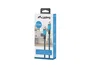 Lanberg CA-CMCM-45CU-0005-BK Cable USB-C Macho/Macho 0.5m USB4 Gen 2x2 40 Gbps PD 100W 8K 30Hz Negro/Azul