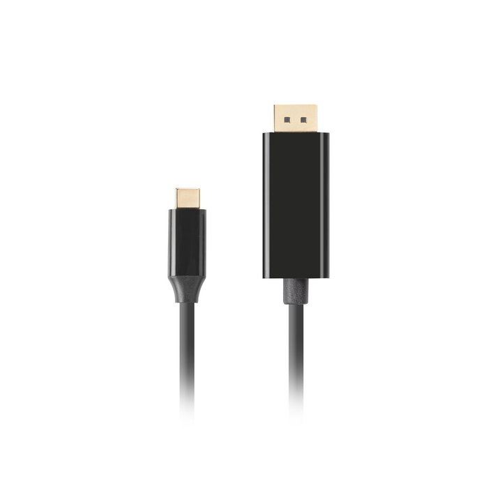 Lanberg Cable USB Tipo C a DisplayPort Negro 1 m