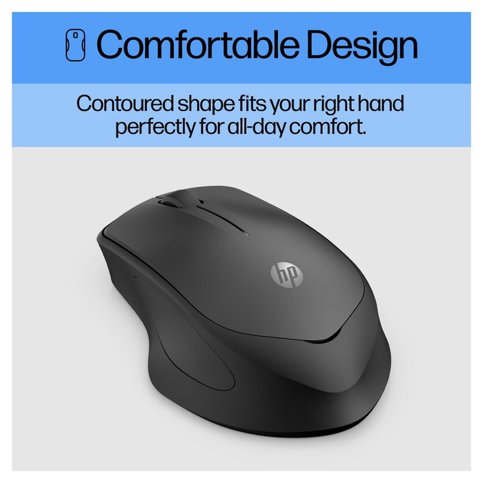 HP Ratón Inalámbrico Silent 280M Negro